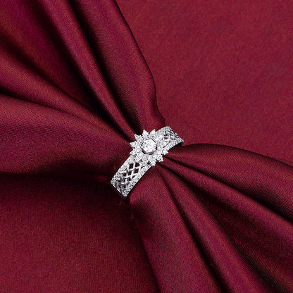 Silver Filigree Florid Ring