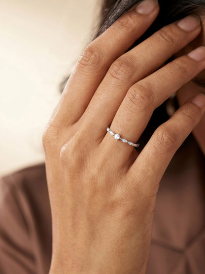 Silver Flamme Ring