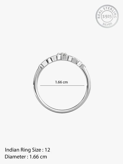 Silver Flamme Ring