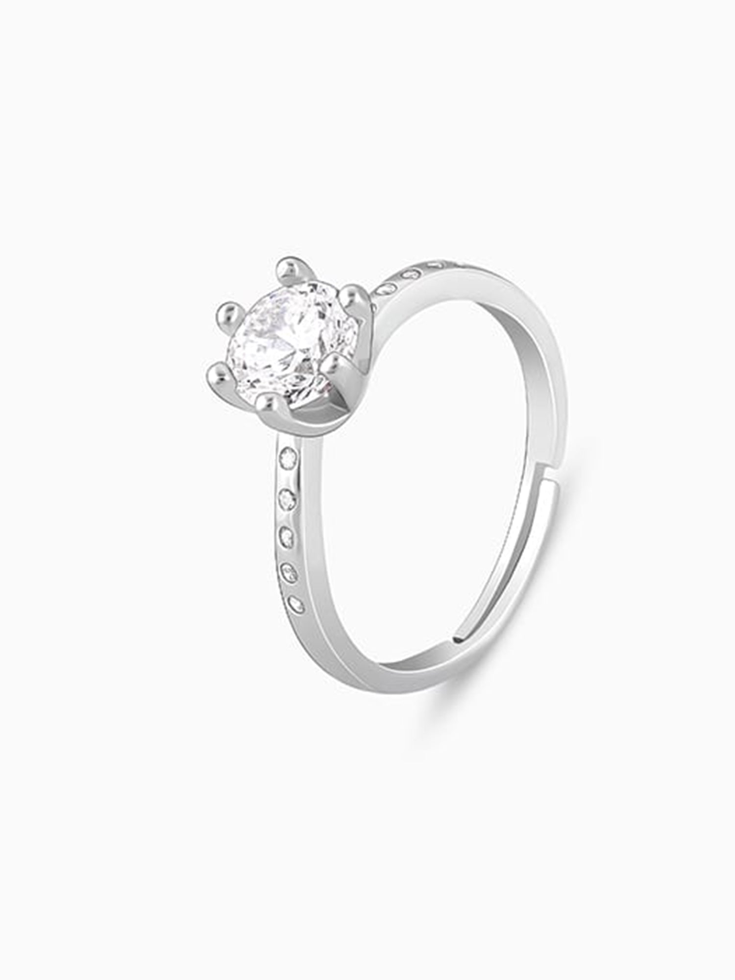 Silver Shine Wave Ring