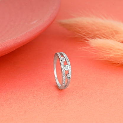 Silver Orion's Belt Ring