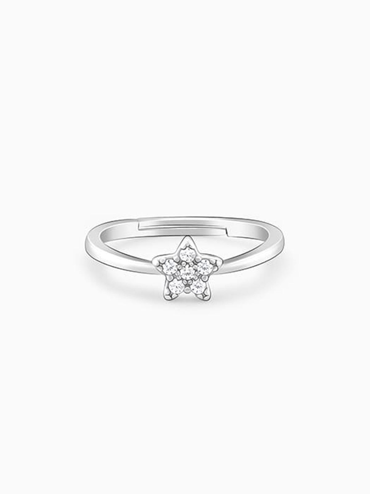 Silver Star Constellation Ring