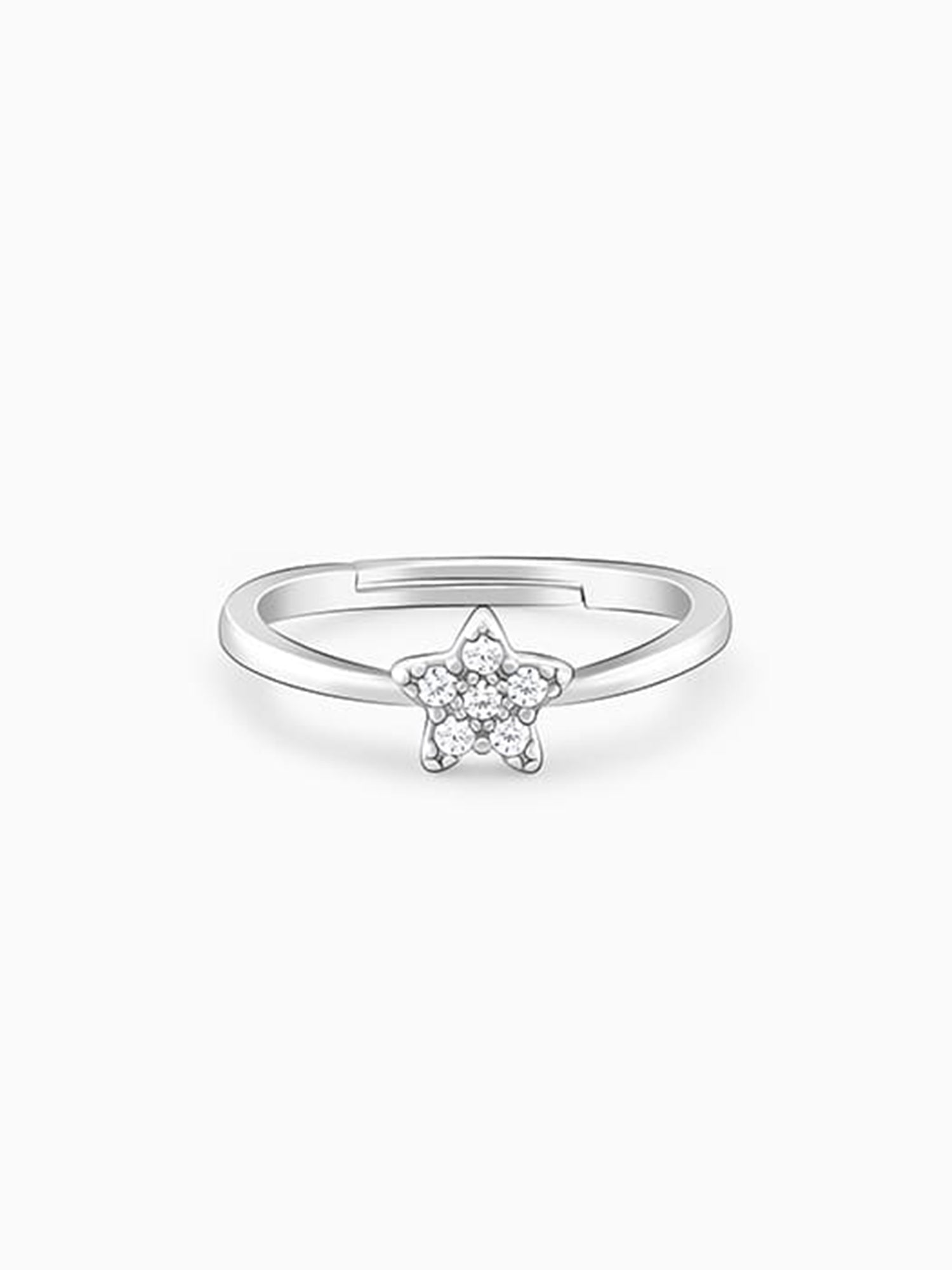 Silver Star Constellation Ring