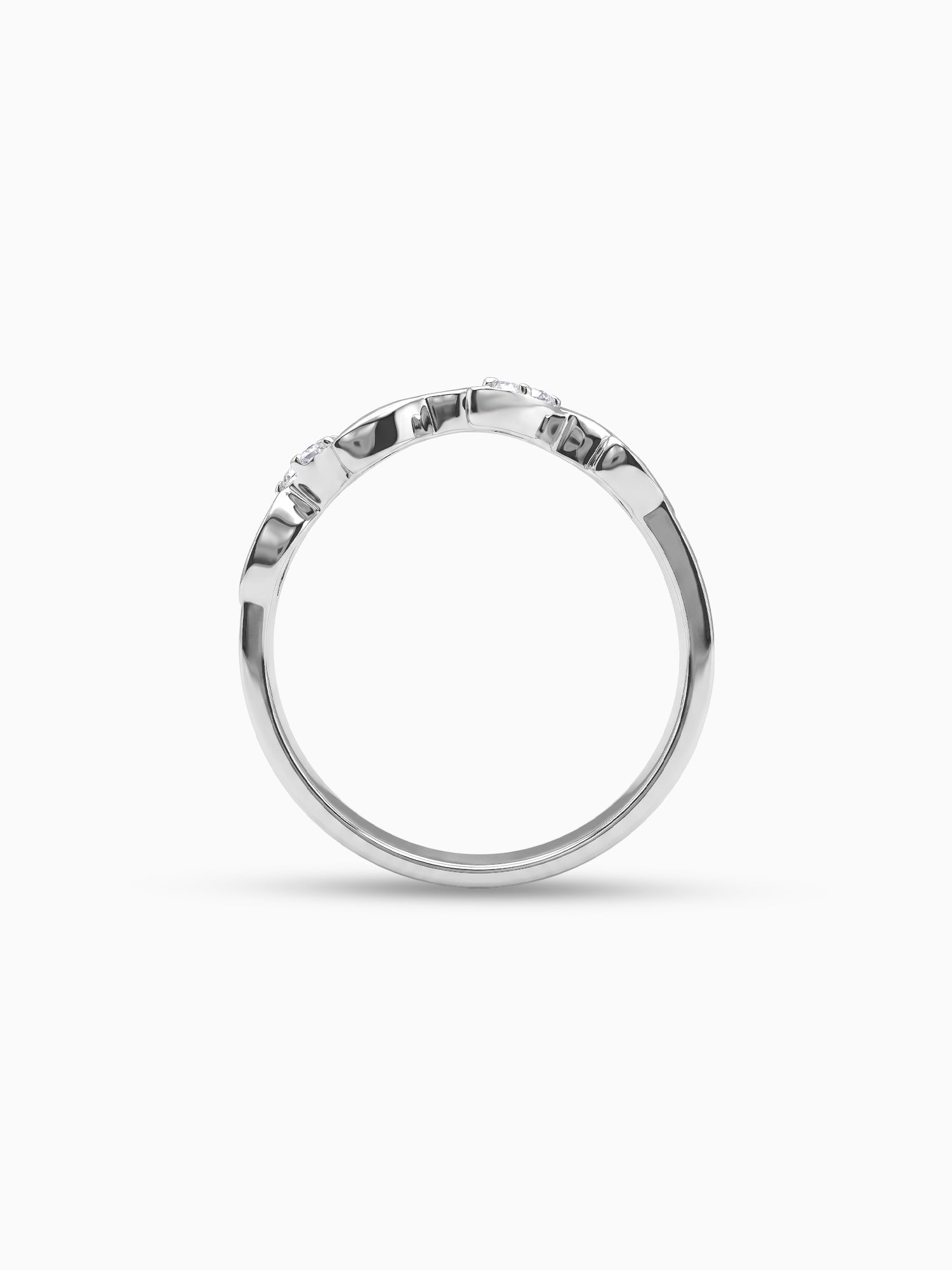 Silver Leaf Desire Ring