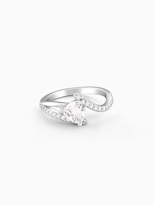 Silver Trillion Ring