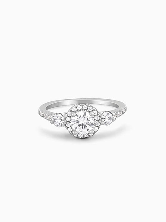 Silver Sparkly Ring