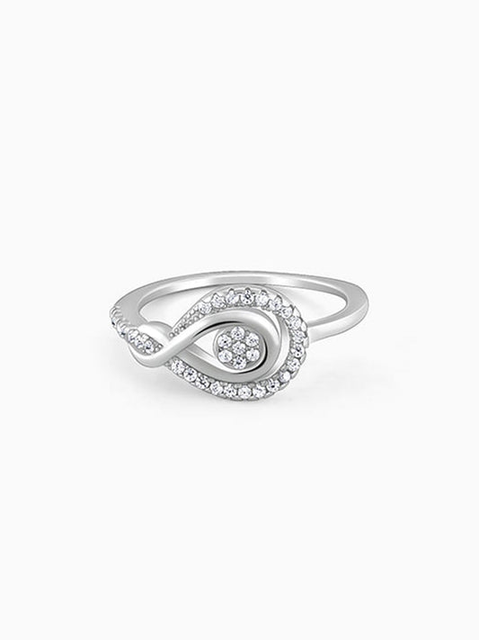 Silver Entwined Ring