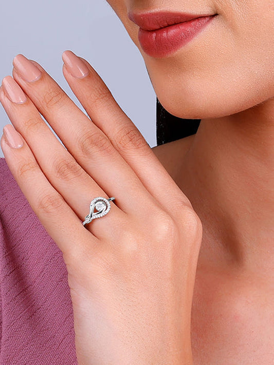Silver Entwined Ring
