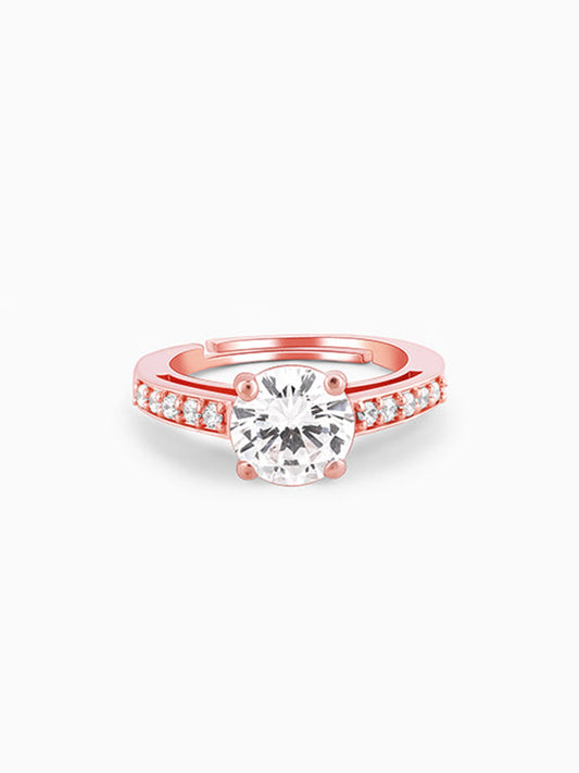 Rose Gold Classic Shimmering Ring