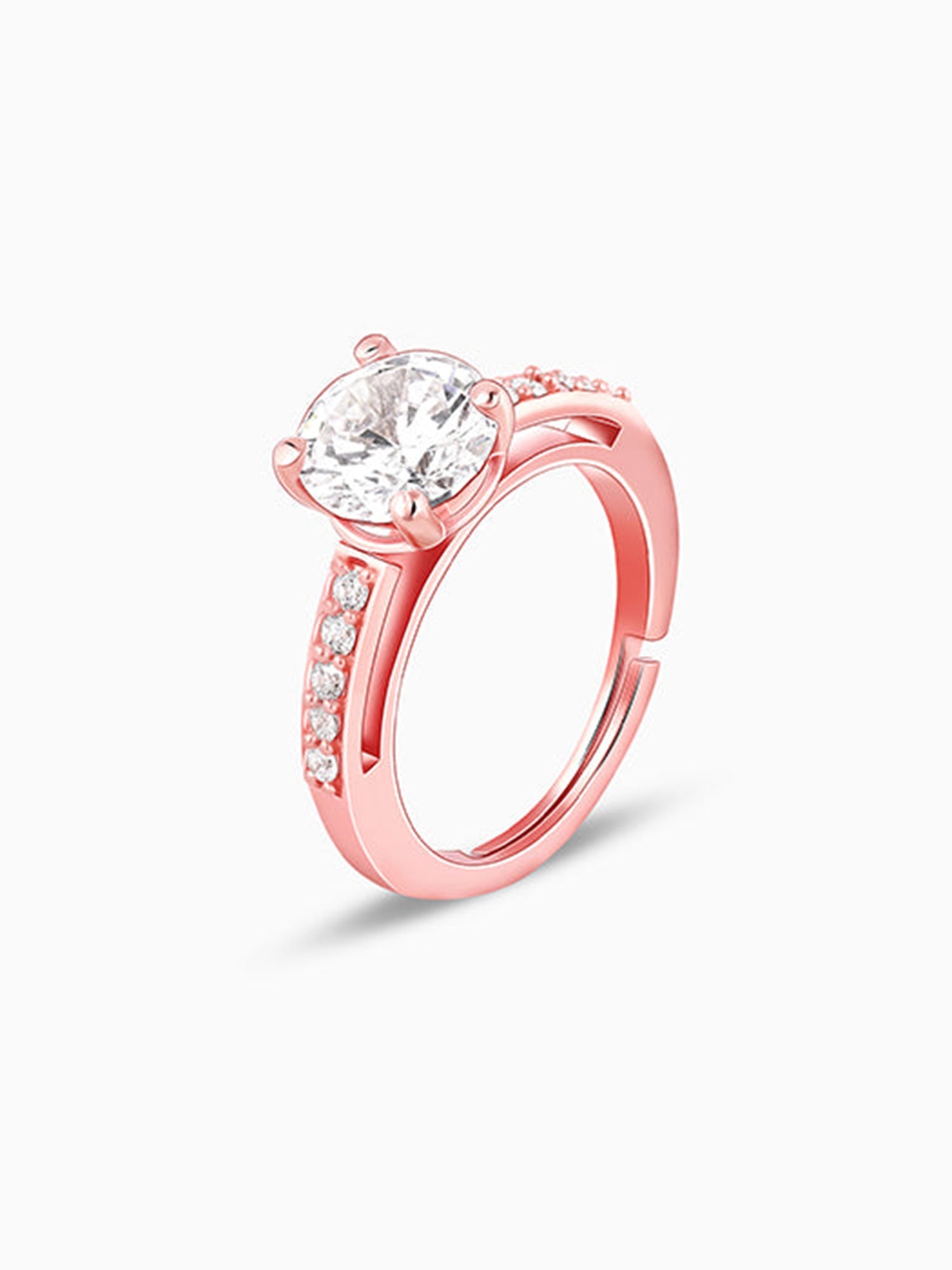 Rose Gold Classic Shimmering Ring