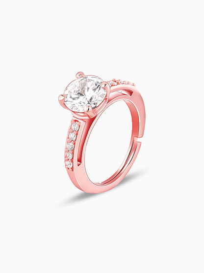 Rose Gold Classic Shimmering Ring