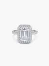Silver Zircon Soul of Love Ring