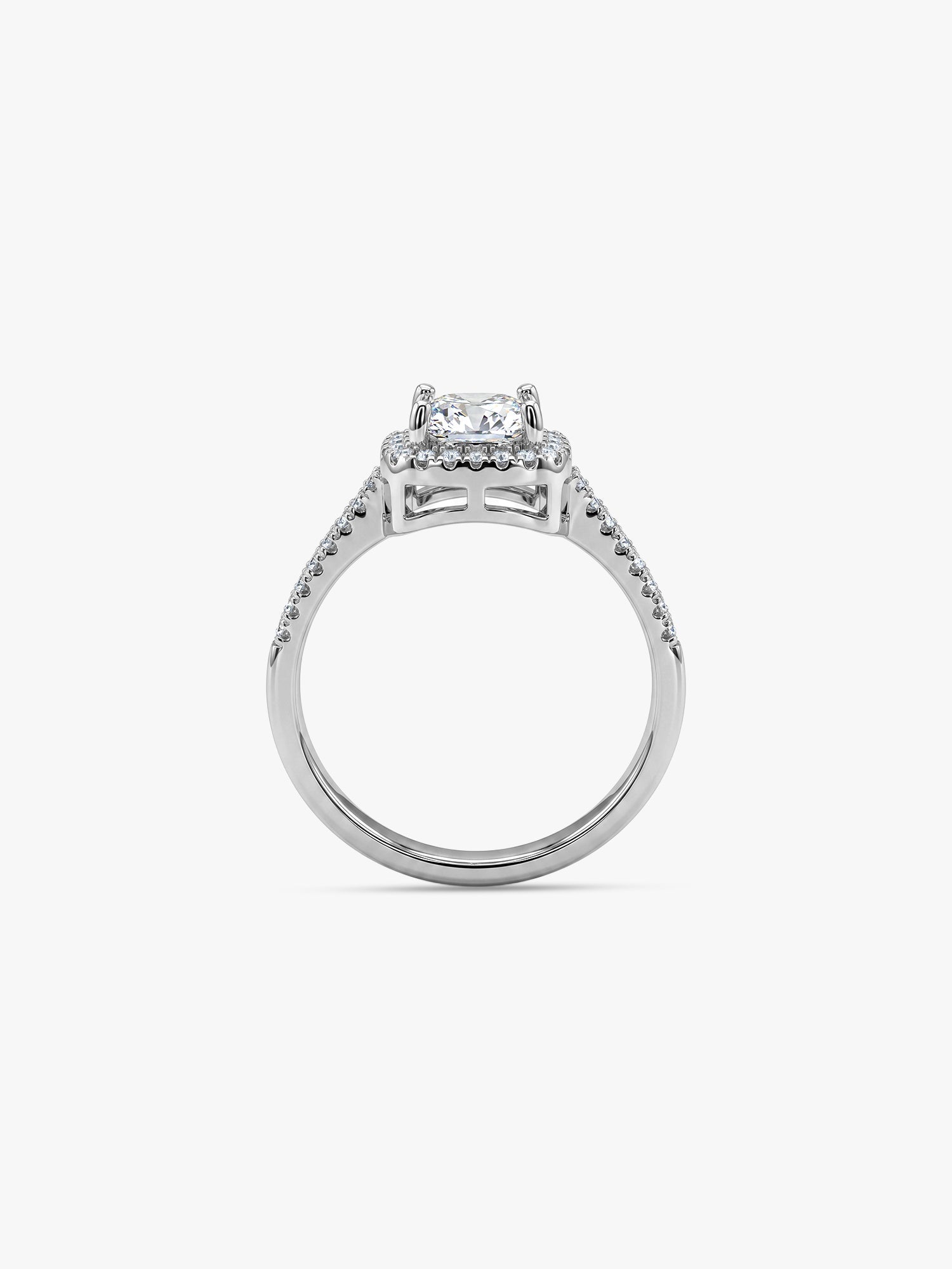 Silver Zircon Soul of Love Ring