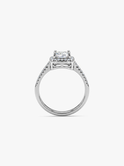 Silver Zircon Soul of Love Ring