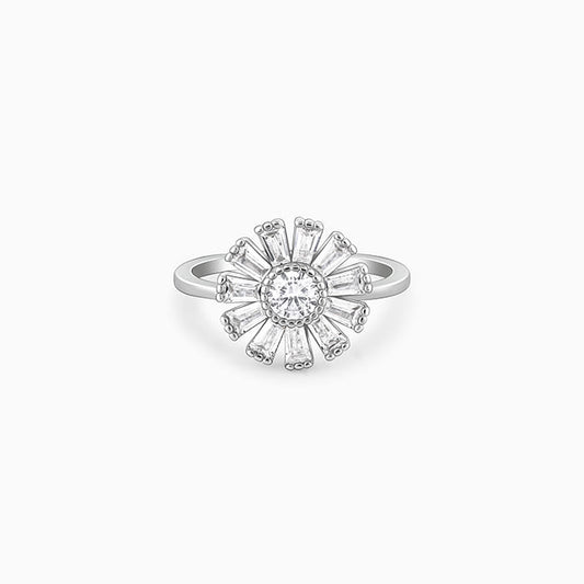 Silver Anemone Ring