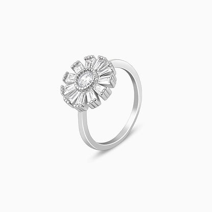 Silver Anemone Ring