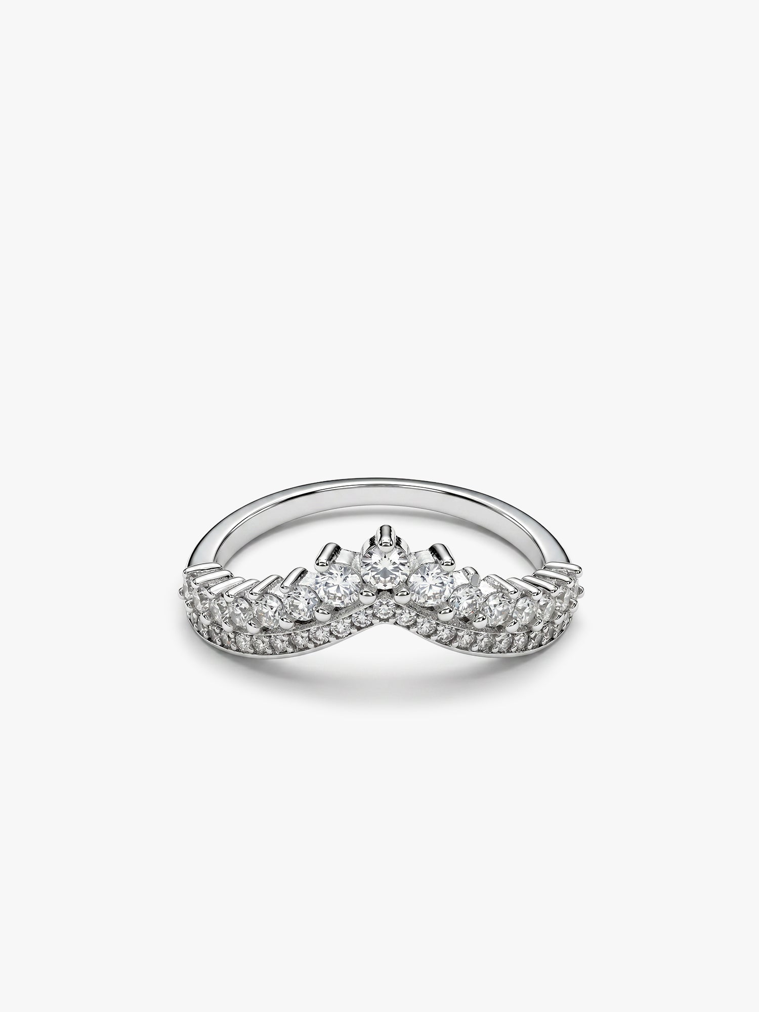 Silver Mesmerising Vanki Ring