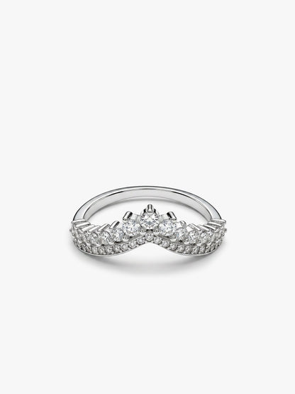 Silver Mesmerising Vanki Ring