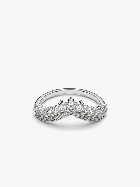Silver Mesmerising Vanki Ring