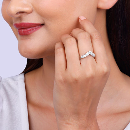 Silver Mesmerising Vanki Ring