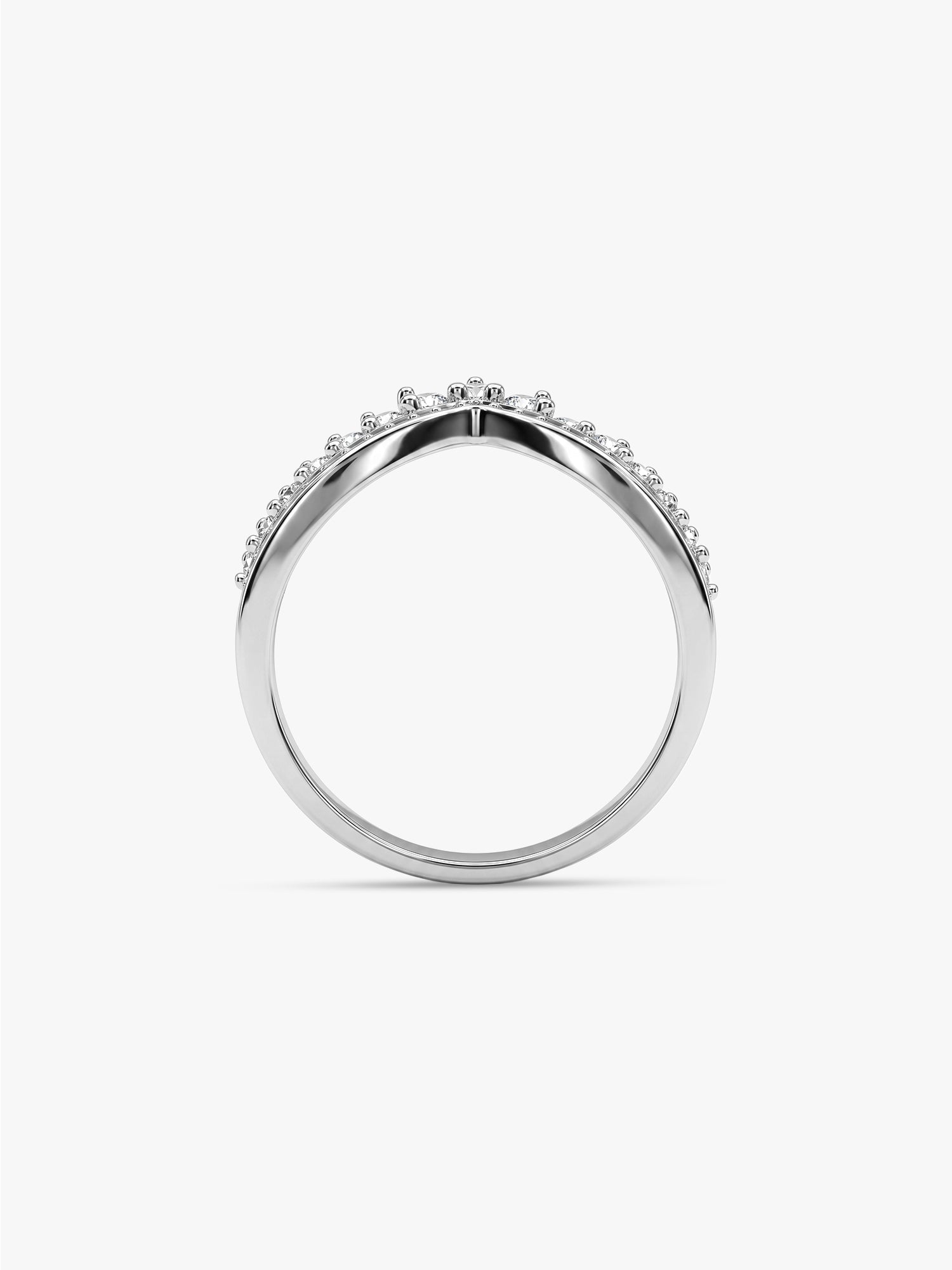 Silver Mesmerising Vanki Ring