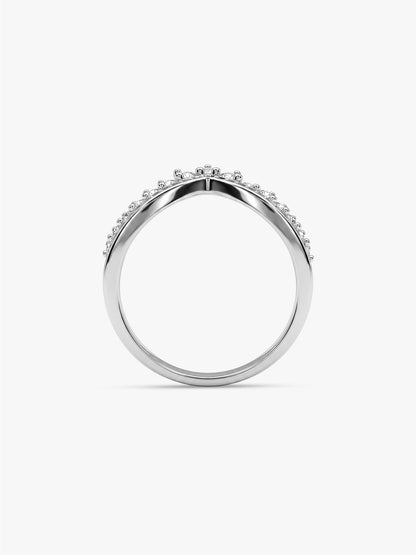 Silver Mesmerising Vanki Ring
