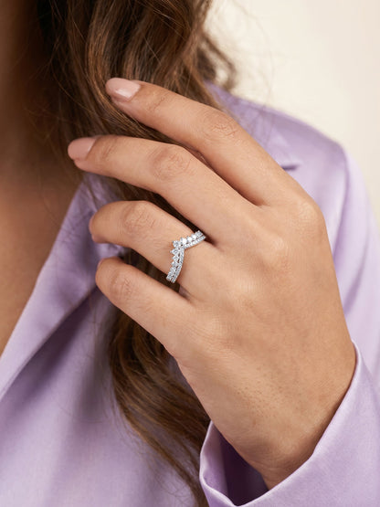 Silver Mesmerising Vanki Ring