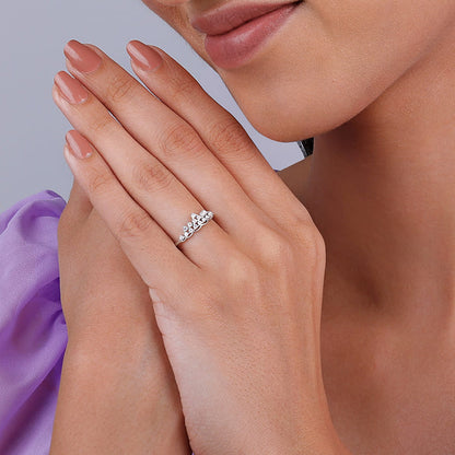 Silver Entitled Ring