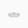 Silver Waved Ring