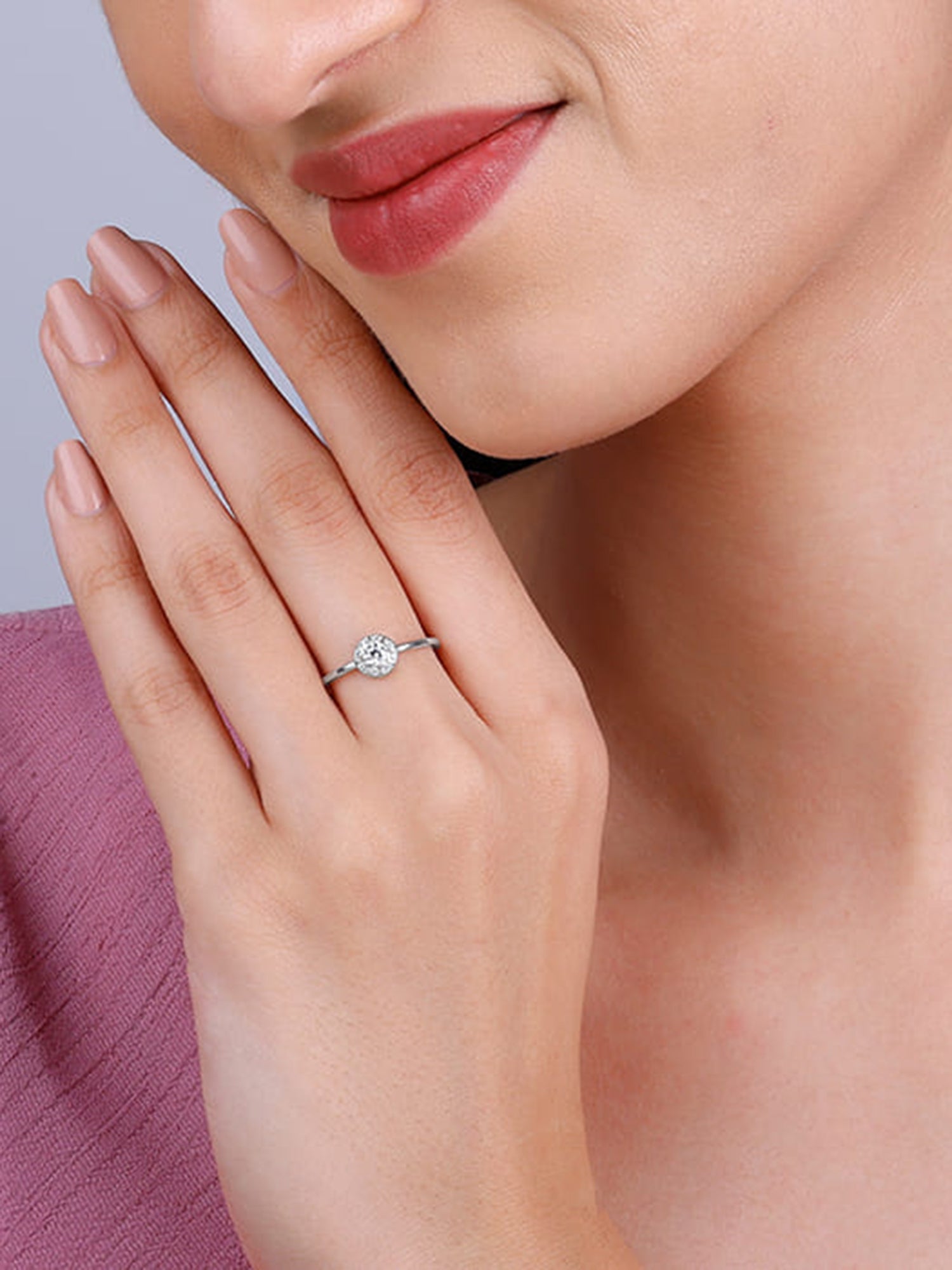 Silver Lovely Moments Ring