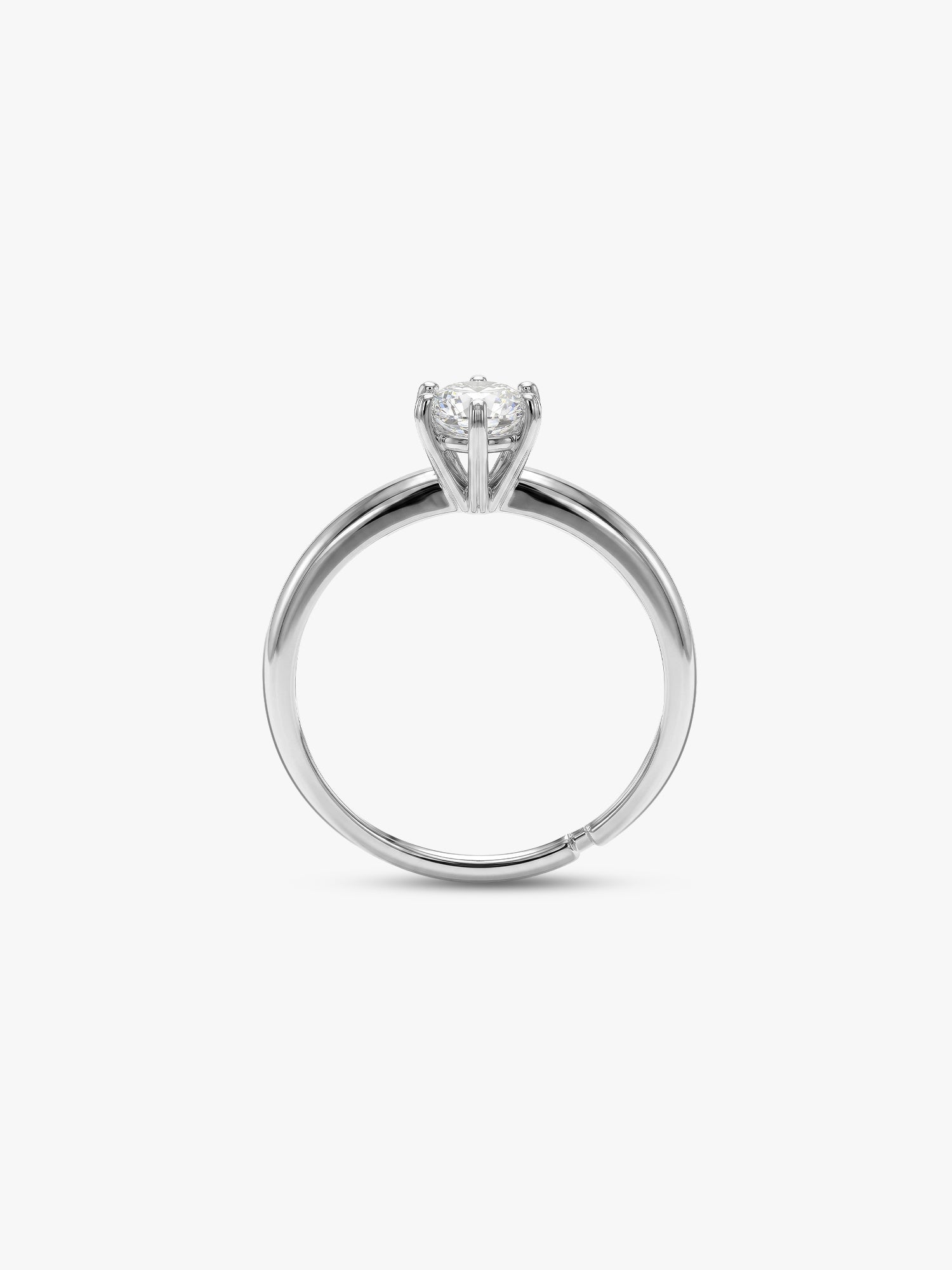 Silver Waver Glam Ring