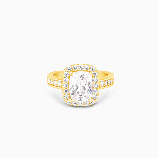 Golden Classic Solitaire Ring