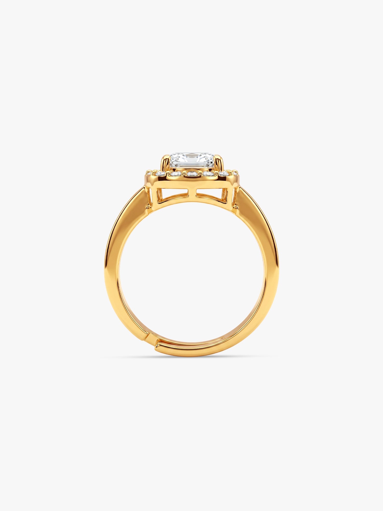 Golden Classic Solitaire Ring