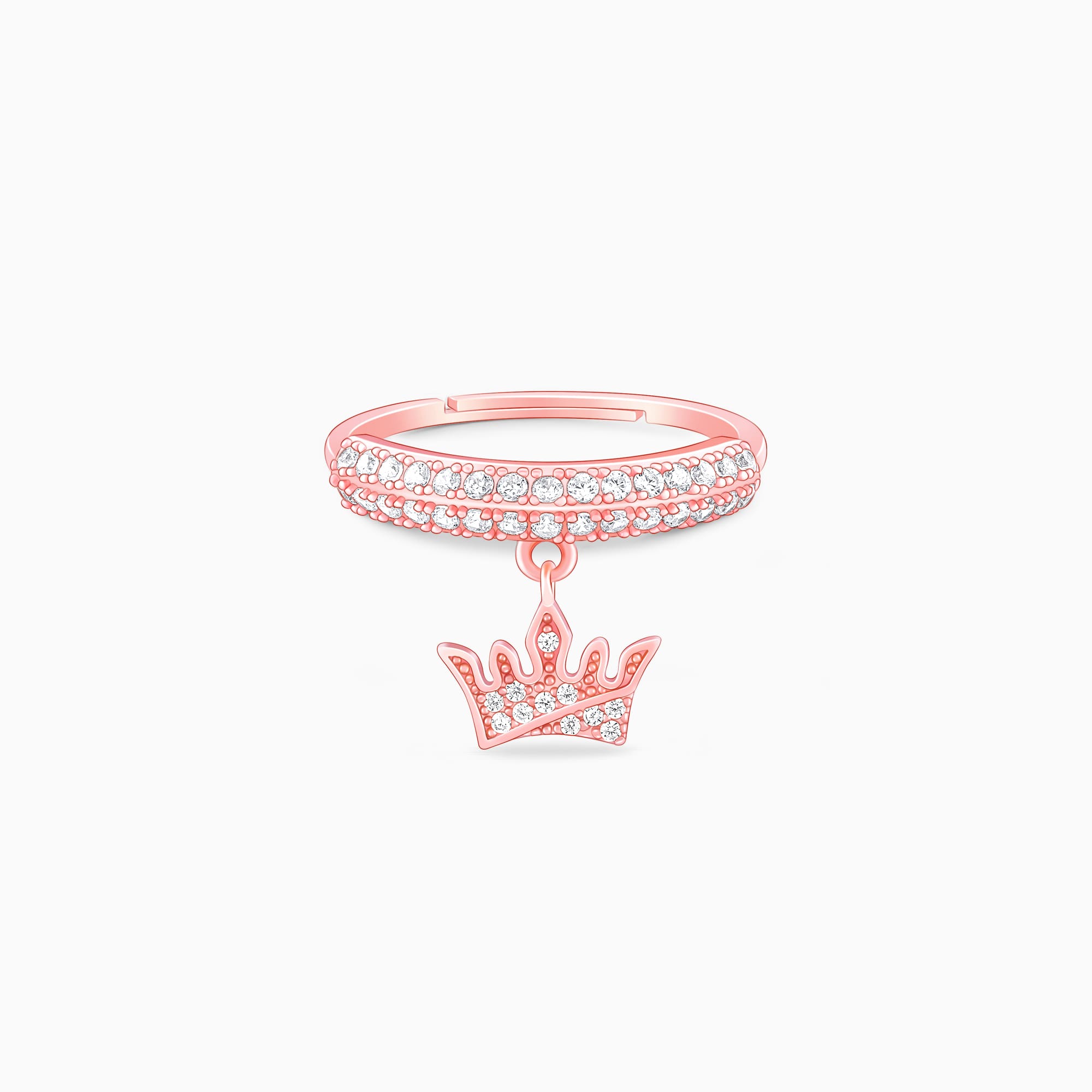 0.30cts. Princess Cut Solitaire Diamond Split Shank 18K Rose Gold Ring –  Jewelove.US