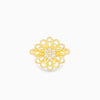 Golden Blooming Flower Ring