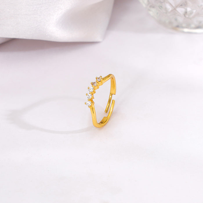 Golden Eternity Ring - view 2