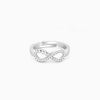 Silver Infinity Heart Ring