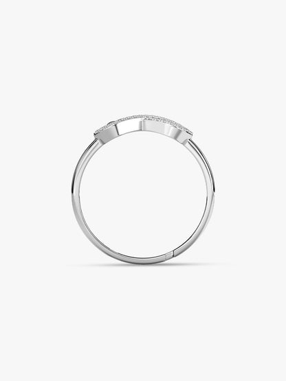 Silver Infinity Heart Ring