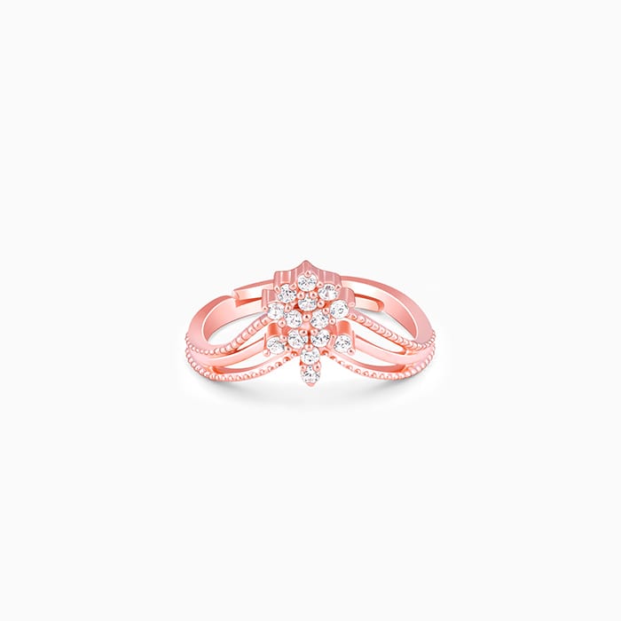 Rose Gold Fleur-De-lis Ring