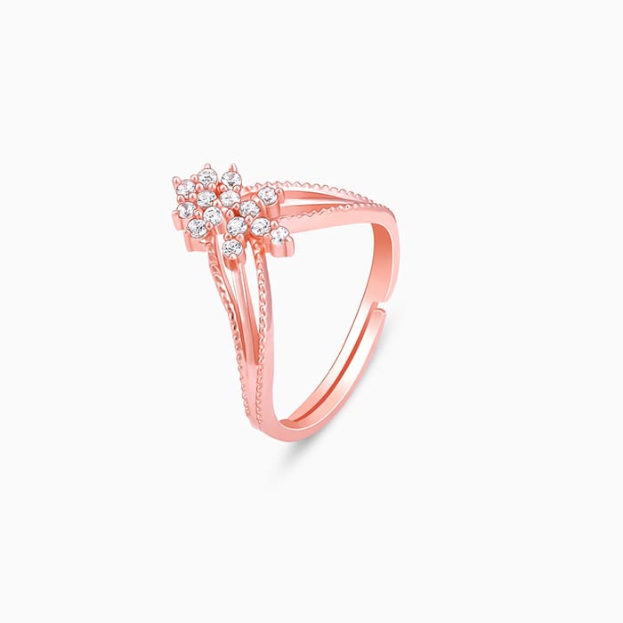Rose Gold Fleur-De-lis Ring
