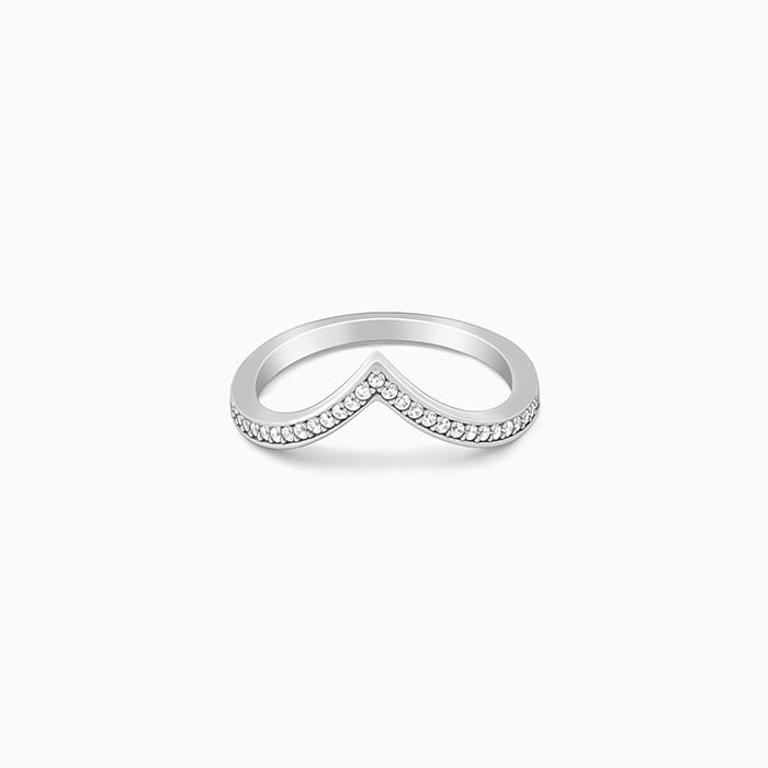 Silver Zirconia Vanki Ring