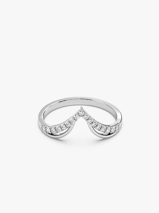 Silver Zirconia Vanki Ring