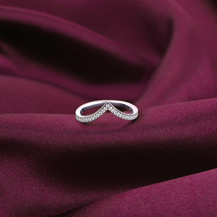 Buy Latest Silver Zirconia Vanki Ring Design Jewellery for Women – GIVA ...