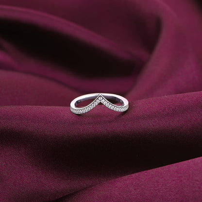 Silver Zirconia Vanki Ring