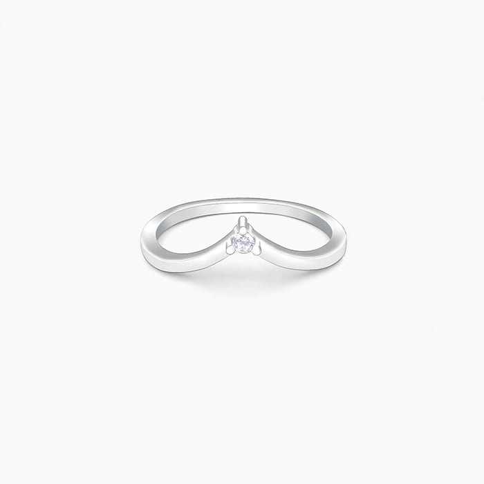Silver Simple Vanki Ring