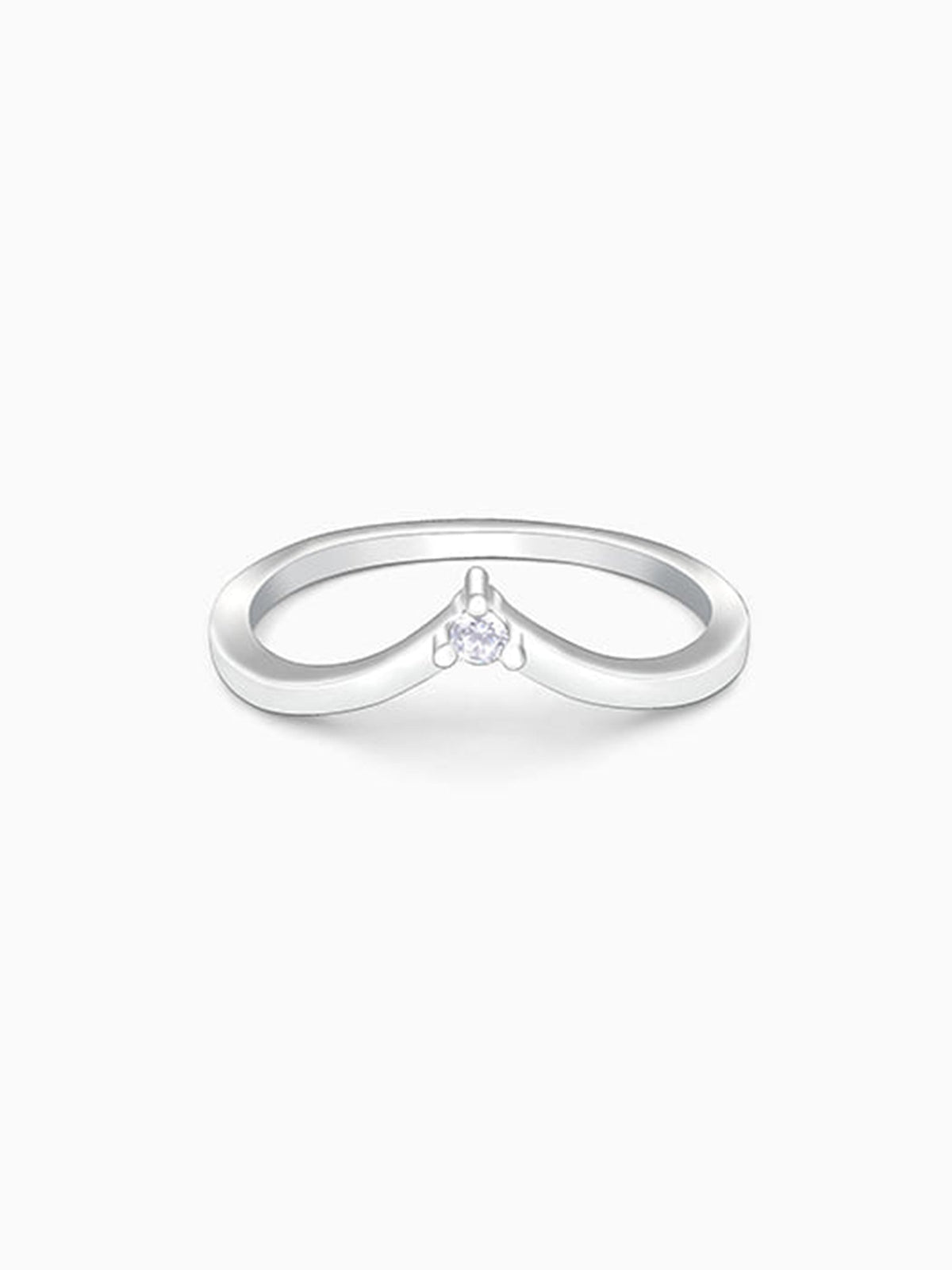 Silver Simple Vanki Ring