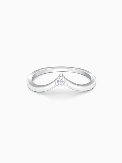 Silver Simple Vanki Ring