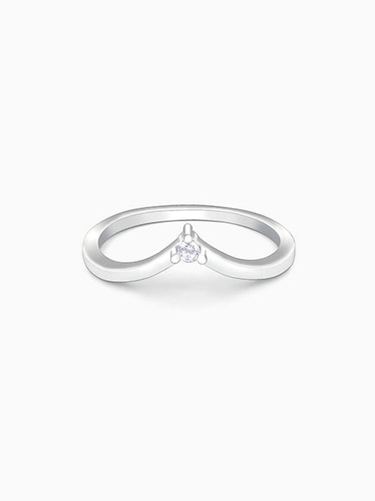 Silver Simple Vanki Ring