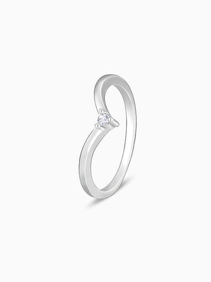 Silver Simple Vanki Ring