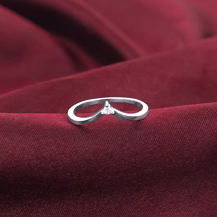 Silver Simple Vanki Ring